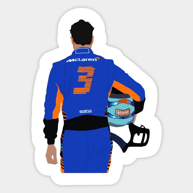 Daniel Danny Ric at the 2021 Baku Grand Prix Sticker by royaldutchness